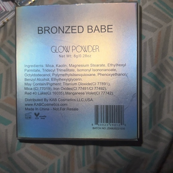 🆕KAB COSMETICS GLOW POWDER IN BRONZED BABE🆕 - Picture 8 of 8